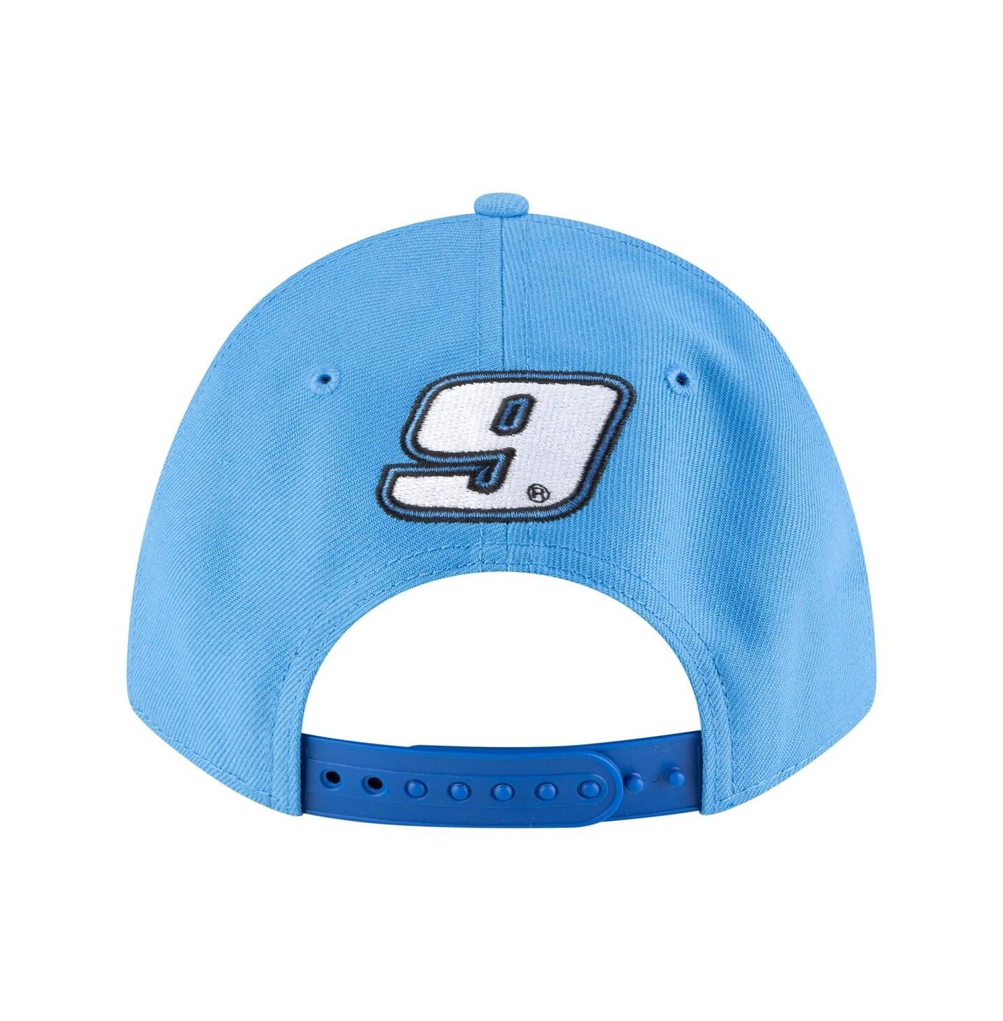 Мужская кепка New Era Light Blue Chase Elliott Amazon Prime 9FORTY M-Crown Adjustable Hat — фото 4