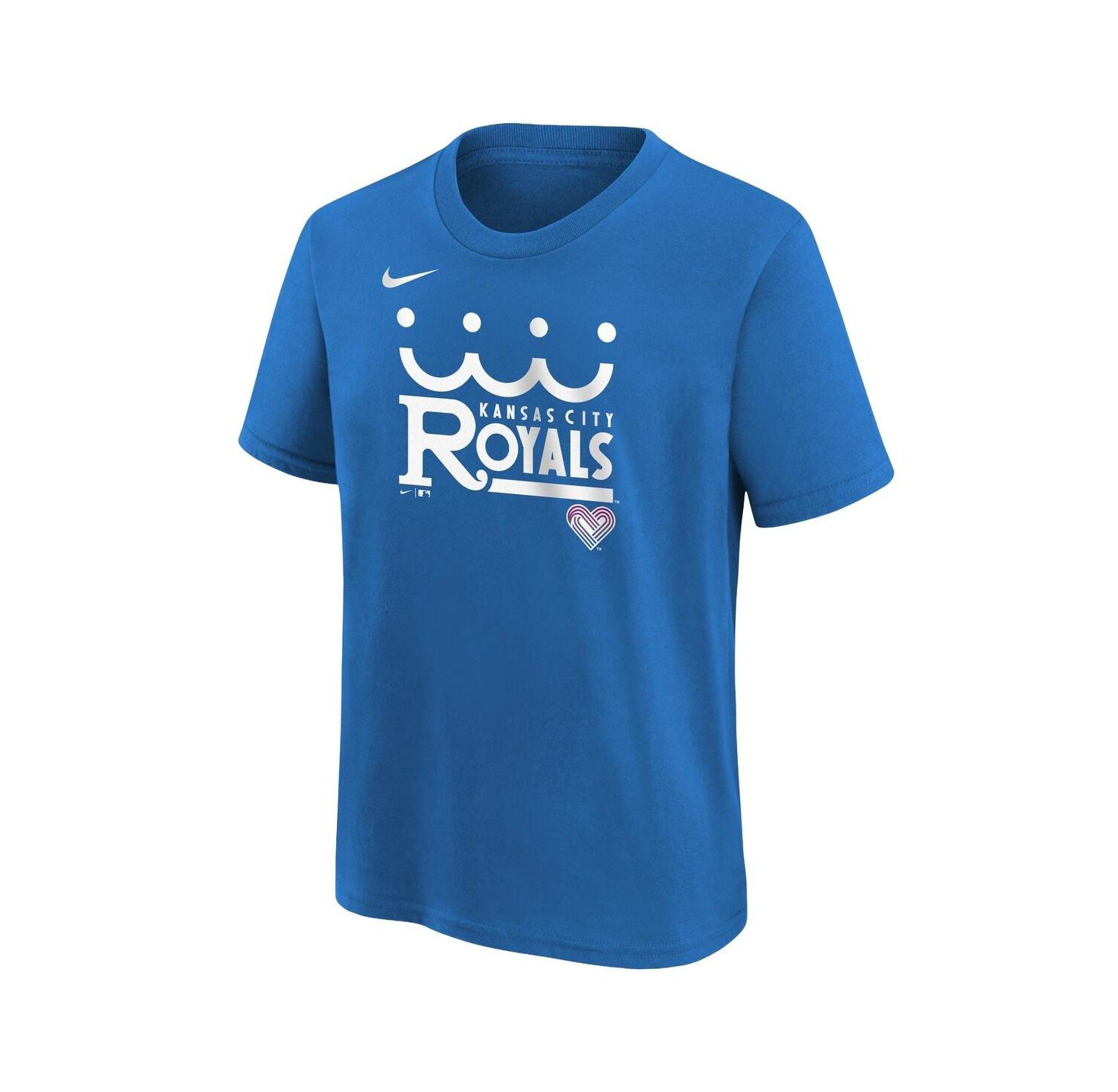 Big Boys and Girls Royal Kansas City Royals 2026 City Connect Wordmark T-Shirt