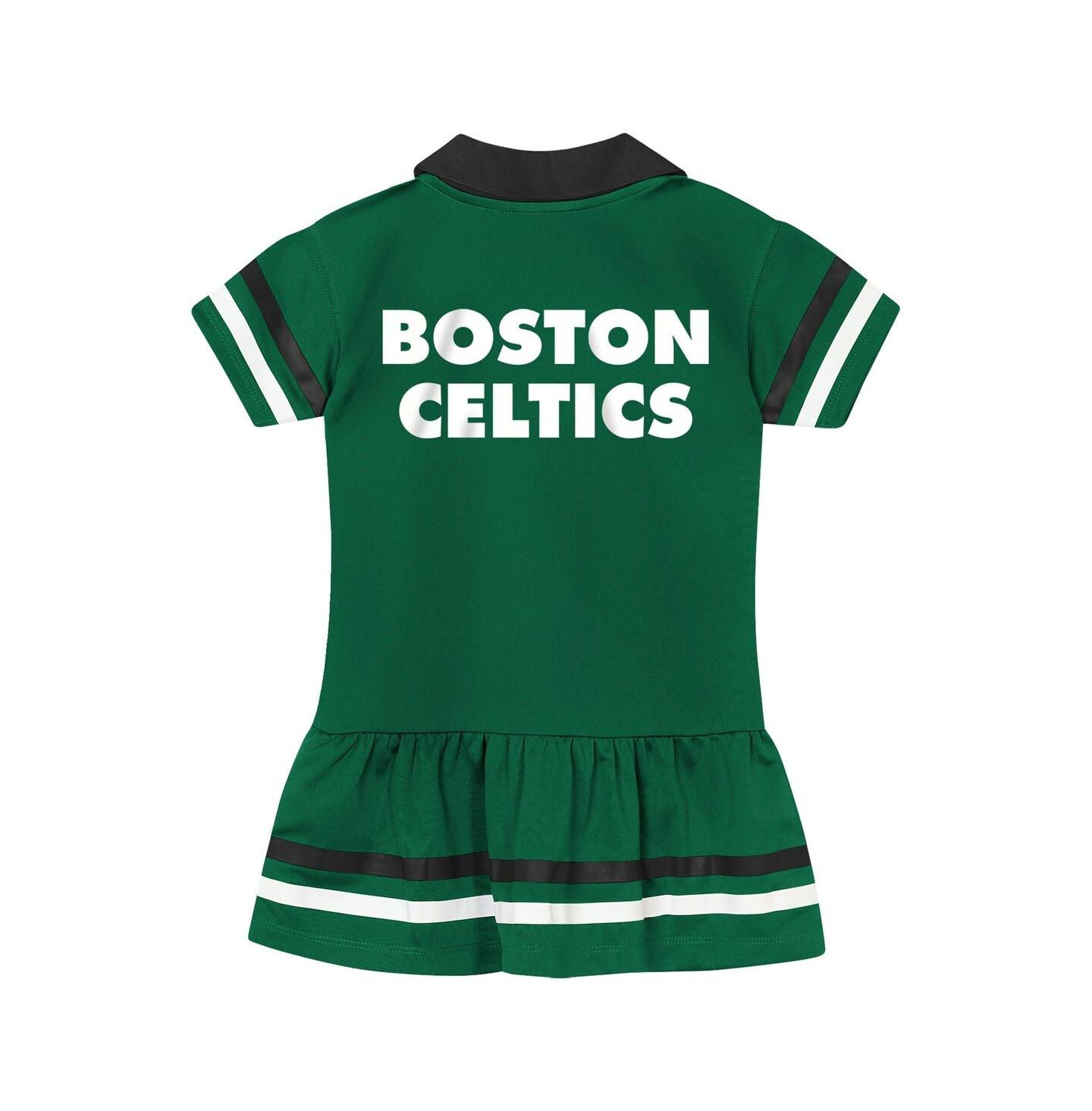 Платье Outerstuff Kelly Green Boston Celtics Star Player Fashion Dress для девочек — фото 3