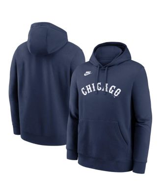 Men's Navy Chicago White Sox Cooperstown Collection Wordmark Club Hoodie