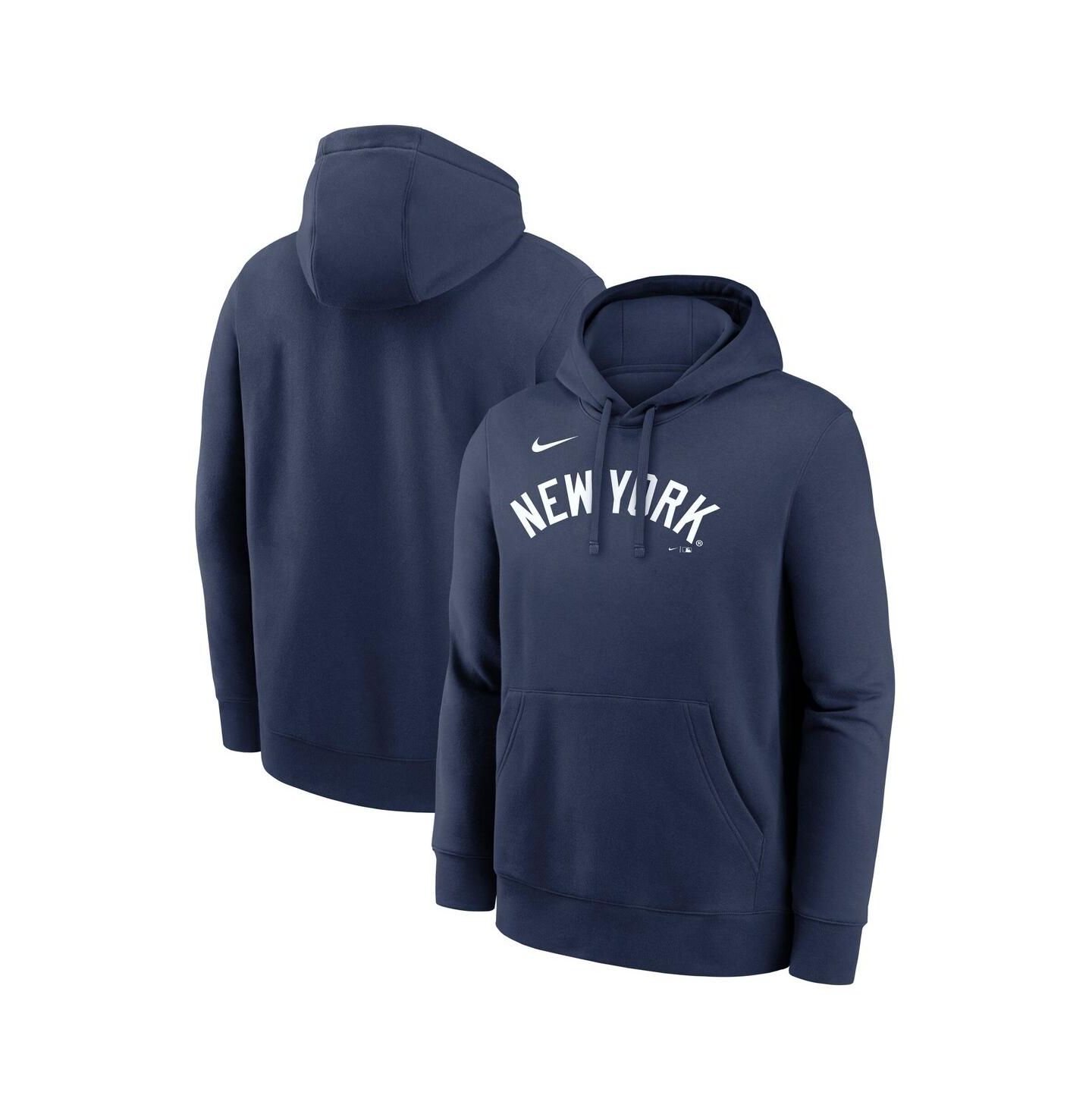 Мужское худи Nike Navy New York Yankees Dri-Fit Club — фото 1