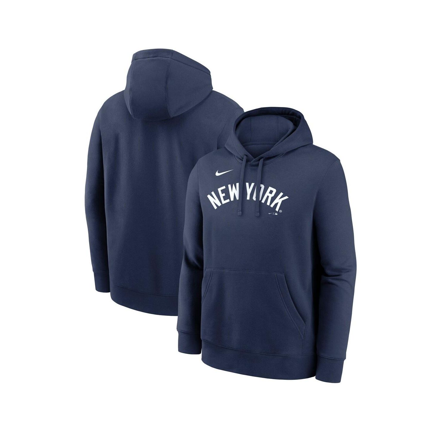 Men's Navy New York Yankees Dri-Fit Club Hoodie