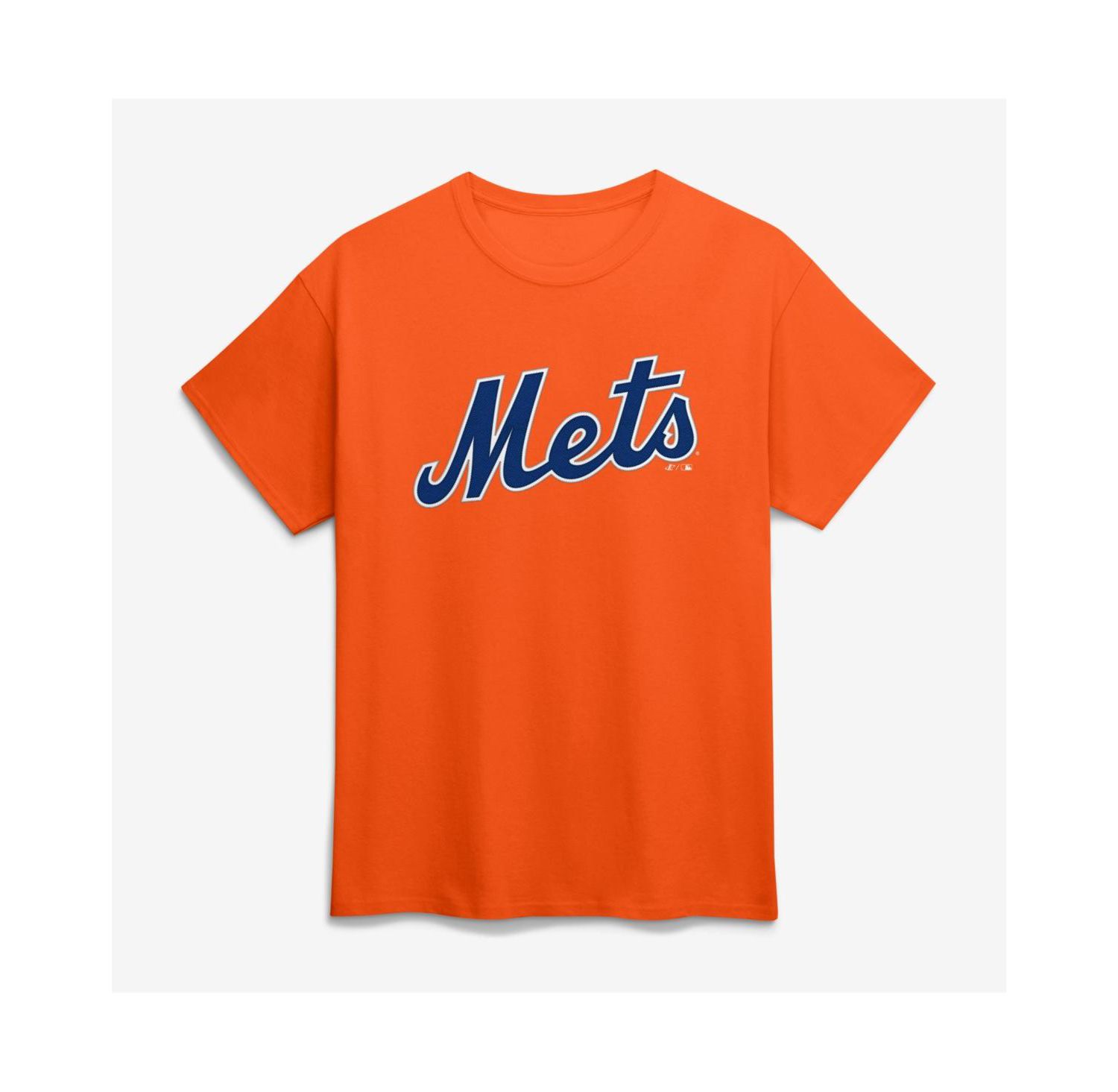 Men's Orange New York Mets Wordmark T-Shirt
