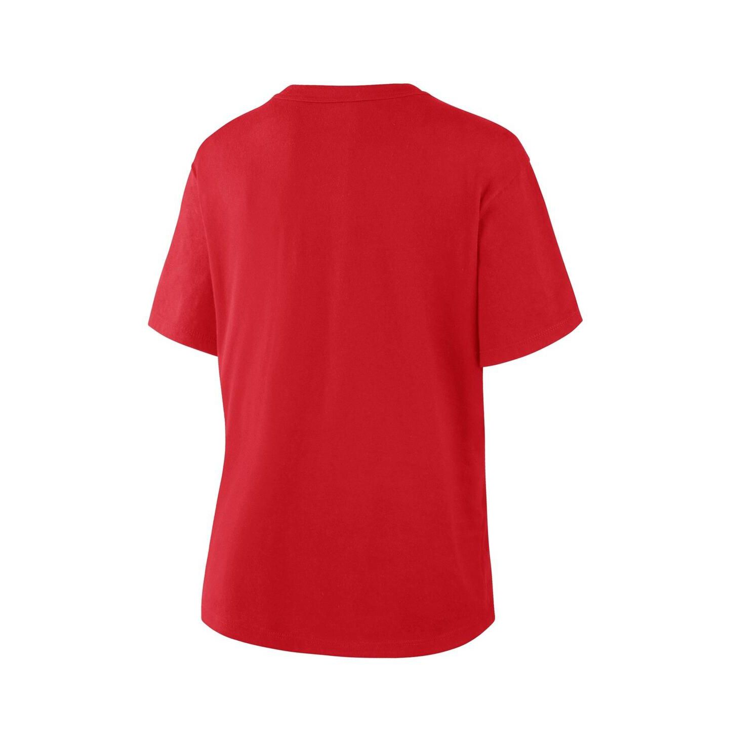 Женская футболка Fanatics Red Cincinnati Reds Lockup Legacy — фото 3