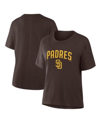 Women's Brown San Diego Padres Lockup Legacy T-Shirt