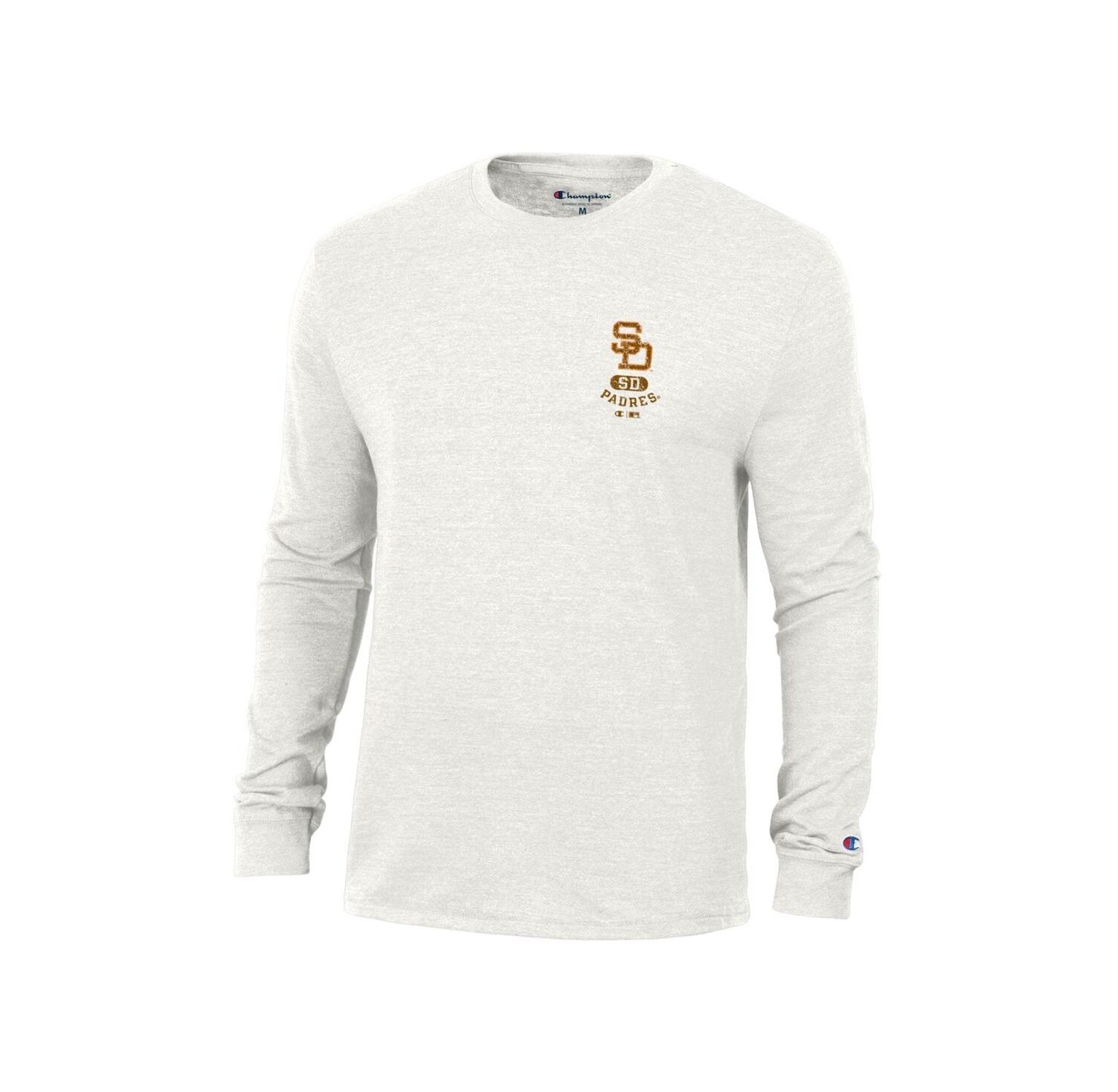 Men's White San Diego Padres Cooperstown Winning Tradition Tri-Blend Long Sleeve T-Shirt