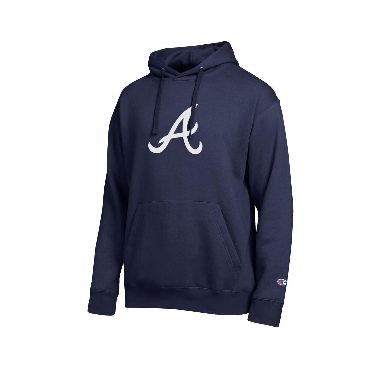 Men's Navy Atlanta Braves All Star Embroidered Logo Hoodie