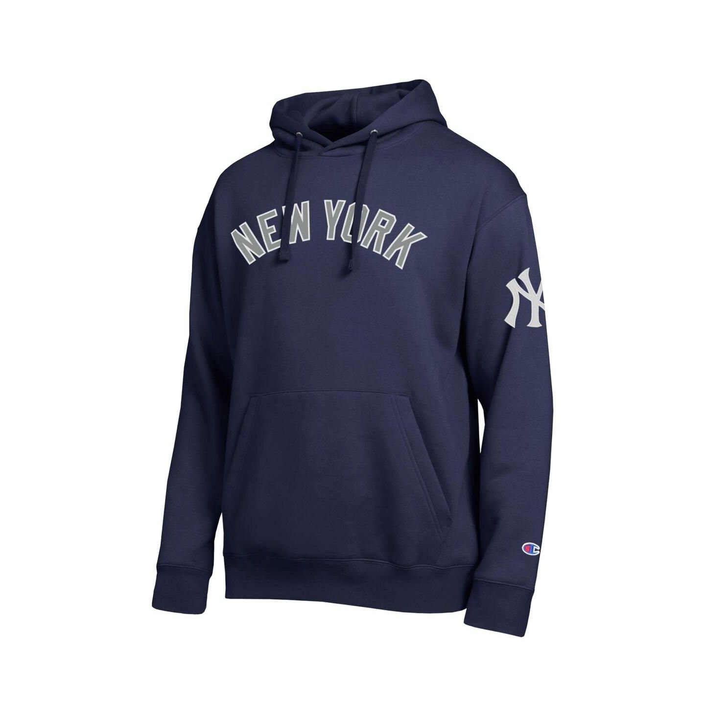 Мужское худи Champion Navy New York Yankees All Star Wordmark — фото 2