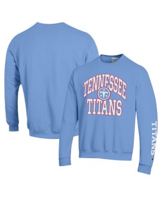 Men's Light Blue Tennessee Titans Powerblend Fleece Sweatshirt