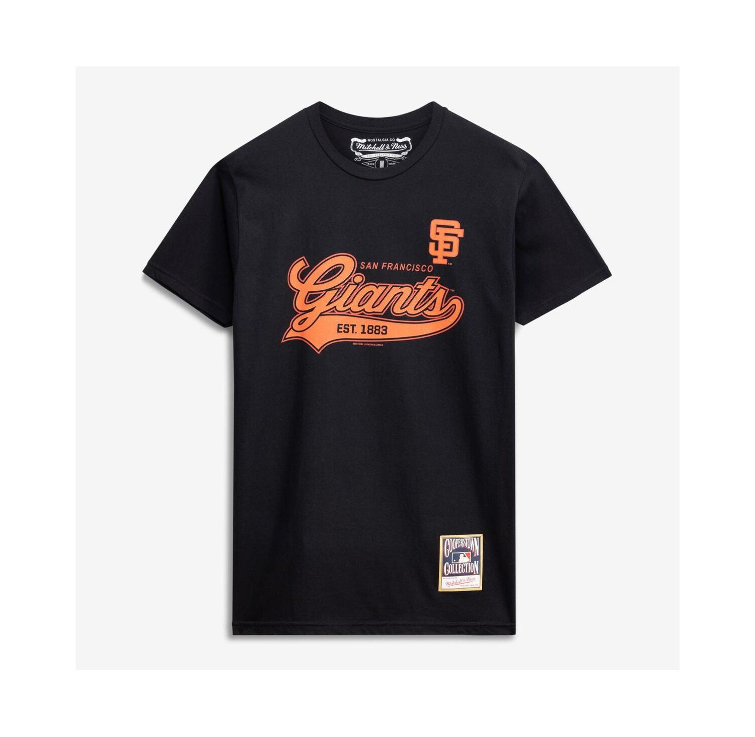 Men's Black San Francisco Giants Script Sweep Arch T-Shirt