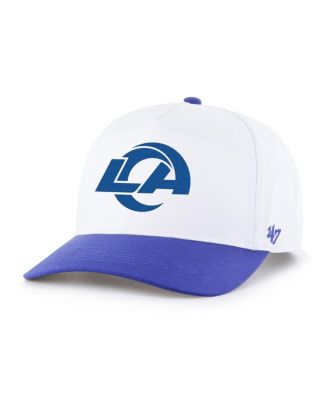 Men's White/Royal Los Angeles Rams Relaxed Hitch Adjustable Hat