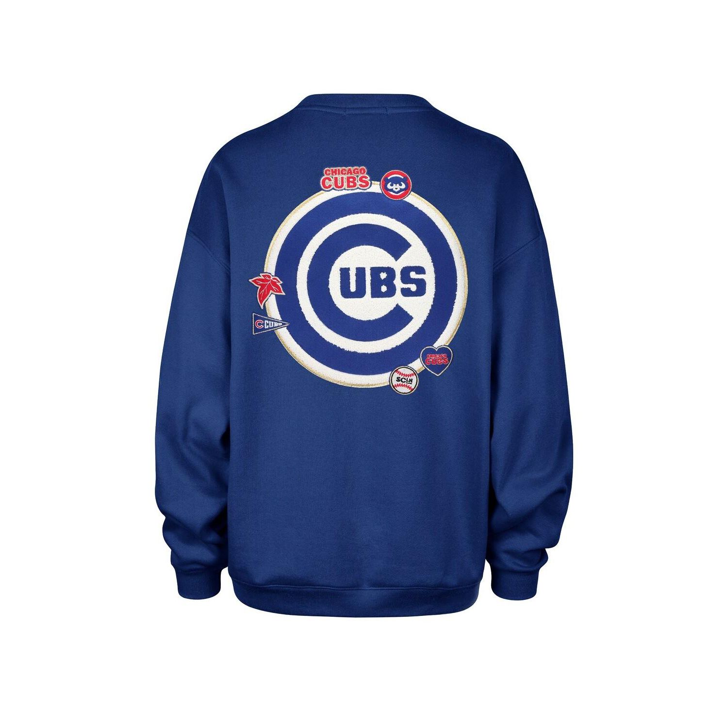 Stoney Clover Lane X Women's Royal Chicago Cubs Oversized Sweatshirt