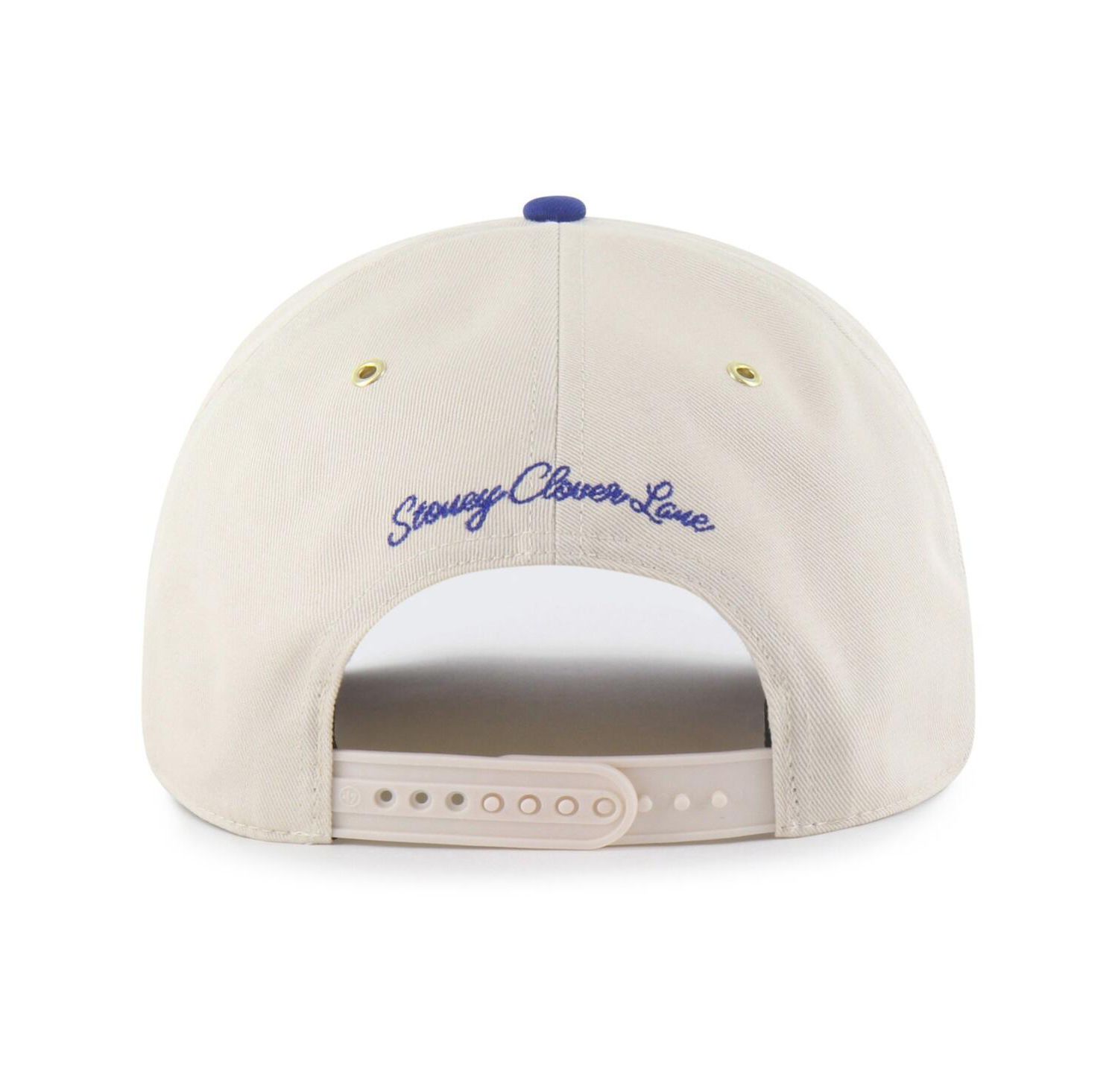 Stoney Clover Lane X Men's Natural/Royal Chicago Cubs Glitter Rope Hitch Adjustable Hat