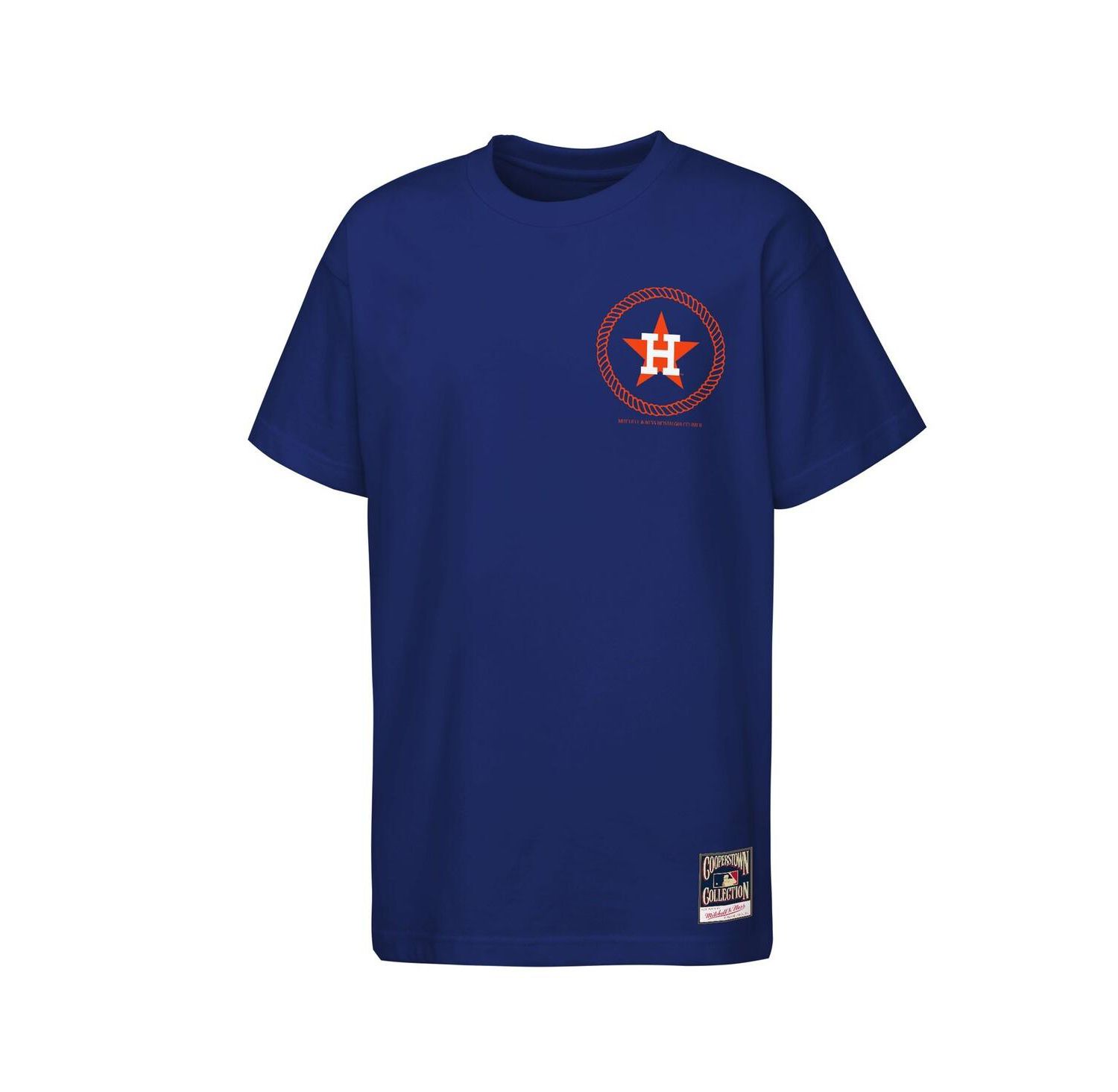 Big Boys and Girls Navy Houston Astros Cooperstown Rodeo Rope T-Shirt