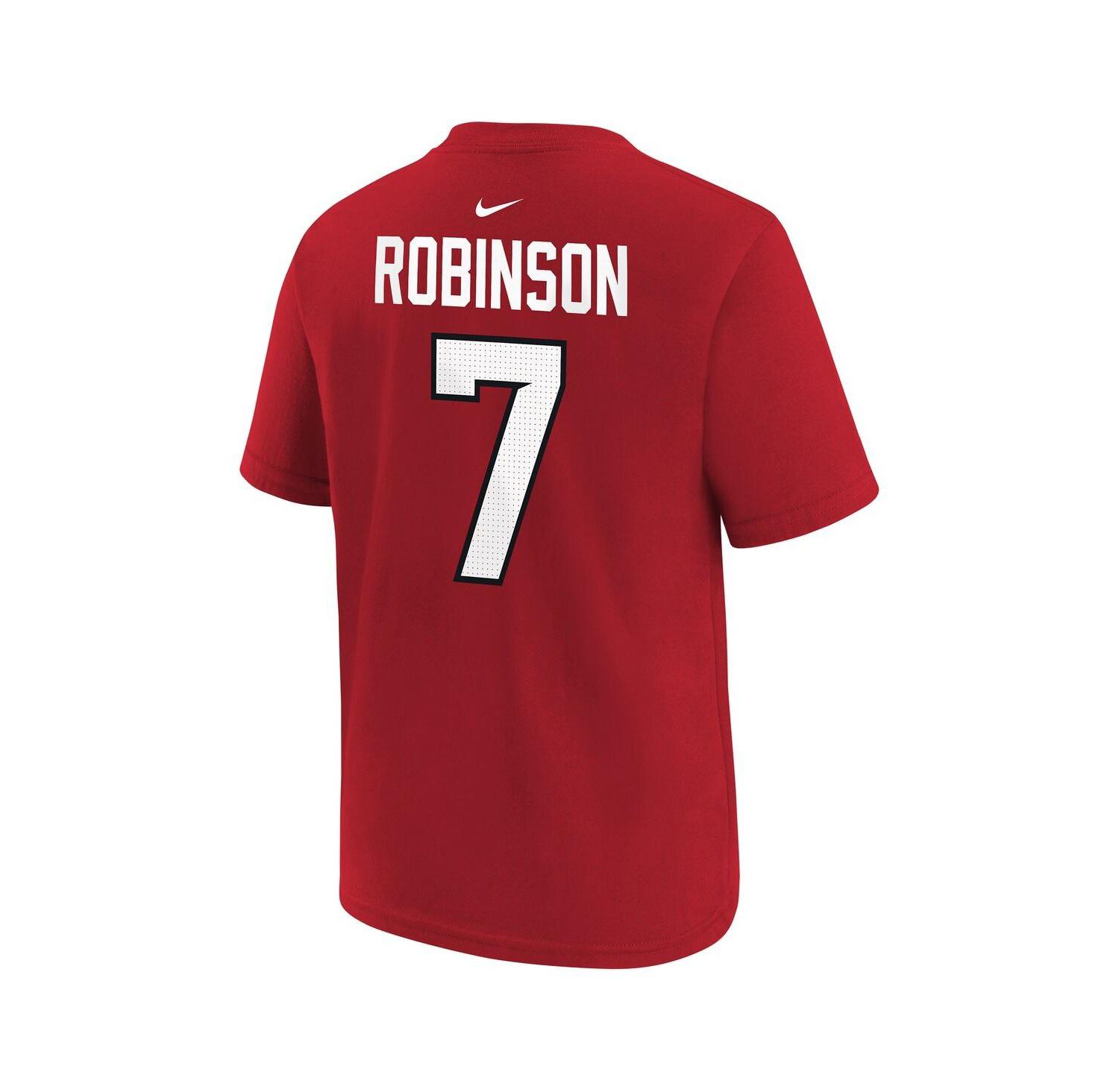 Big Boys and Girls Bijan Robinson Red Atlanta Falcons Name & Number T-Shirt