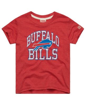 Big Boys and Girls Red Buffalo Bills Arch Tri-Blend T-Shirt