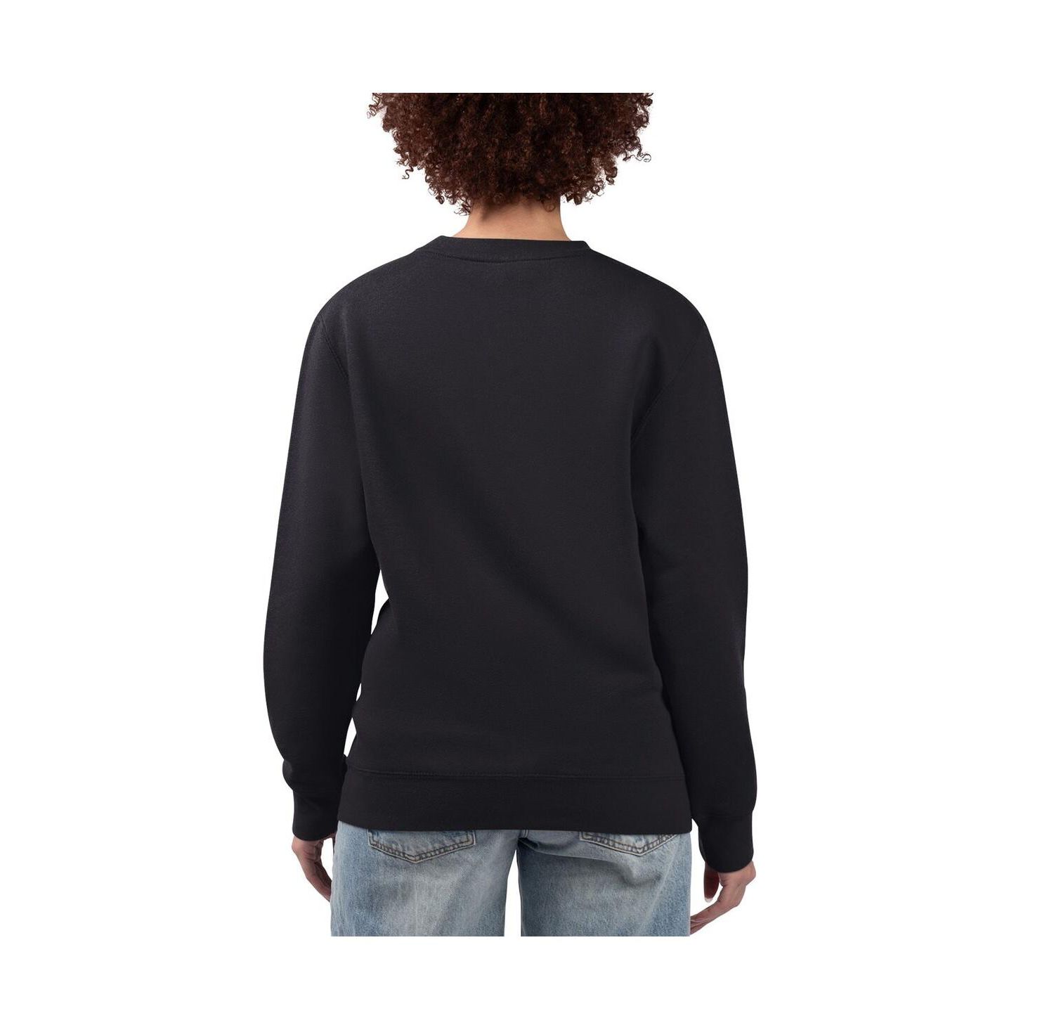 Women's Black Utah Mammoth Metallic Drop Printed Fleece Sweatshirt