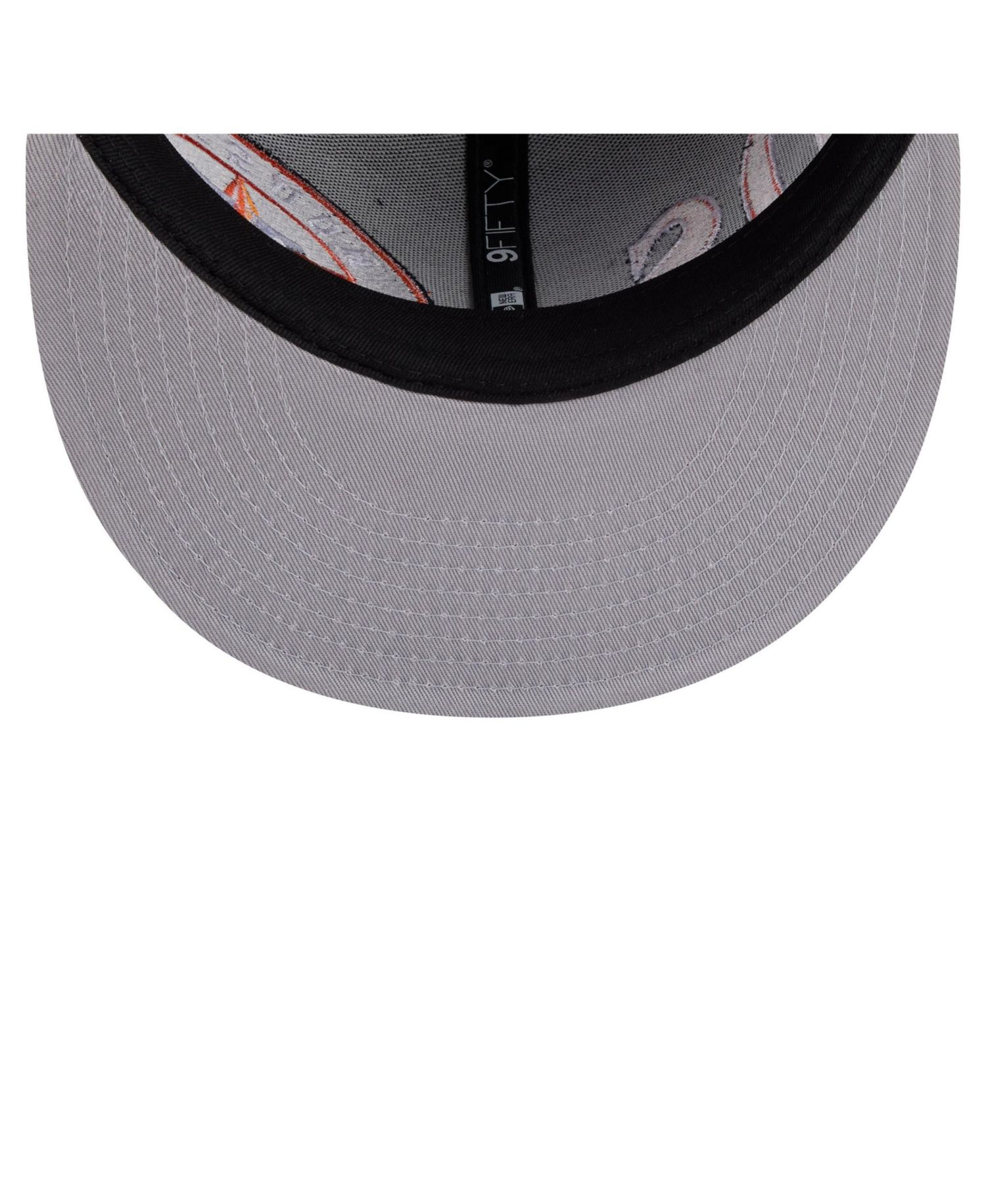 Men's Navy/Orange Houston Astros Stretched Two-Tone 9FIFTY Adjustable Hat