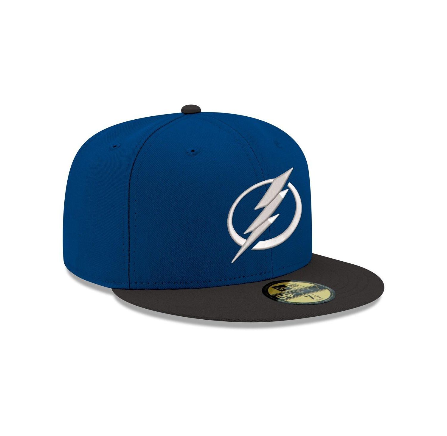 Men's Blue Tampa Bay Lightning Core Logo Two-Tone 59FIFTY Fitted Hat