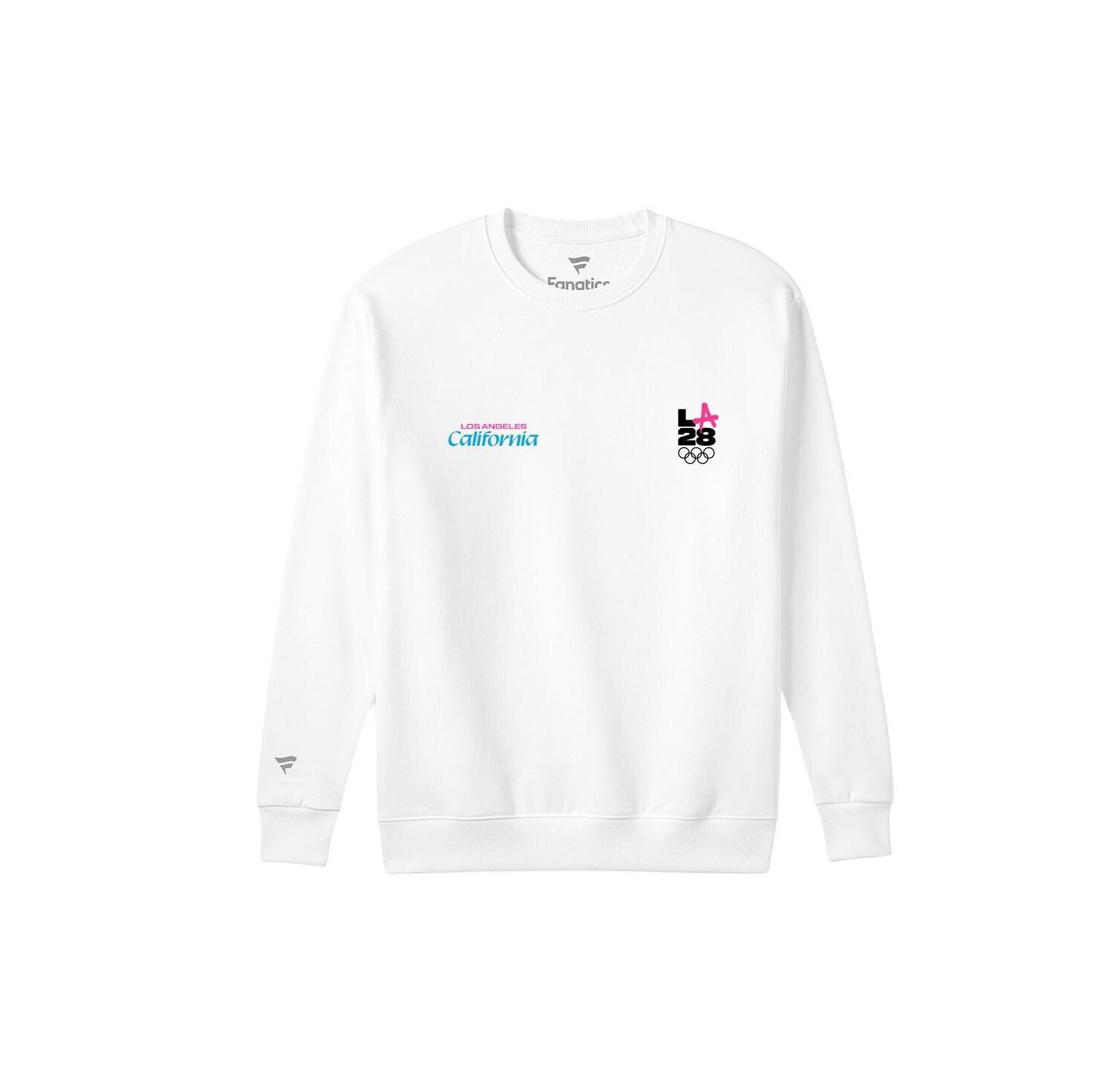 Men's White LA28 Superbloom Collection Sweatshirt