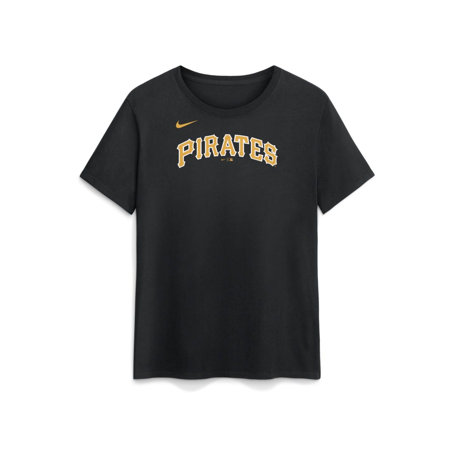 Женская футболка Nike Konnor Griffin Black Pittsburgh Pirates Name and Number — фото 2