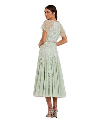 macys green cocktail dress Champagne Macy's Formal Dresses Prom Gowns TikTok Shop Women's Green A Line Semi-Formal