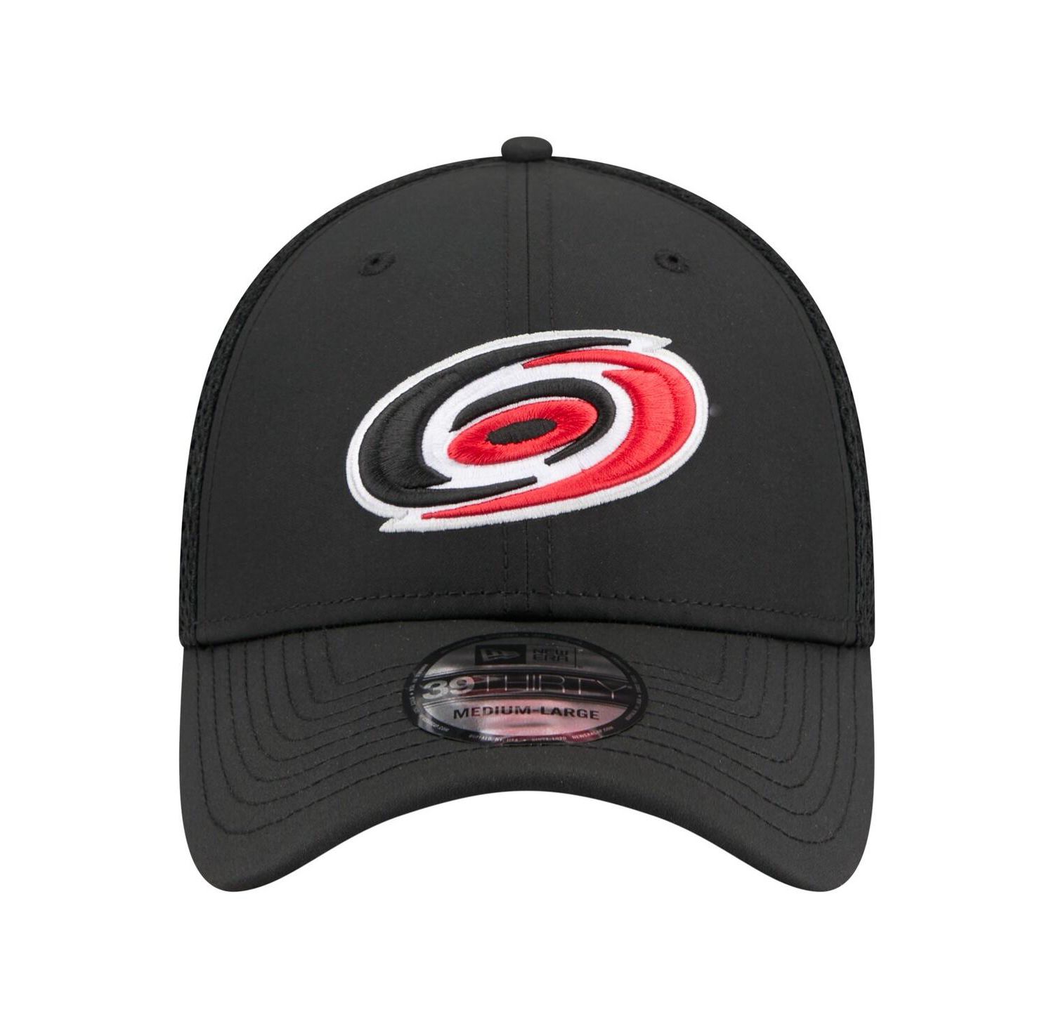 Men's Black Carolina Hurricanes Logo 39THIRTY Flex Hat