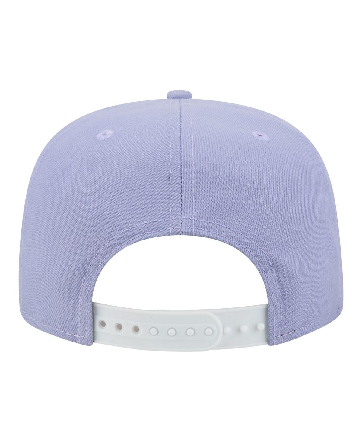 New Era Men's Lavender Carolina Panthers Bloom A-Frame 9FIFTY Snapback Hat