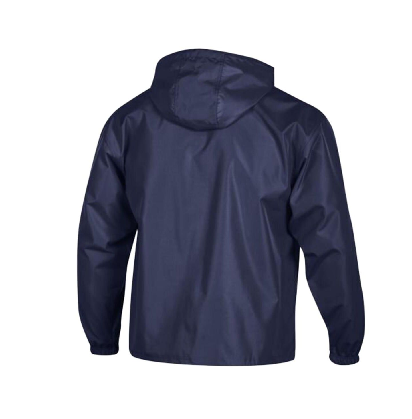 Мужская куртка Champion Navy Chicago Bears Packable Hooded Windbreaker Half-Zip — фото 3