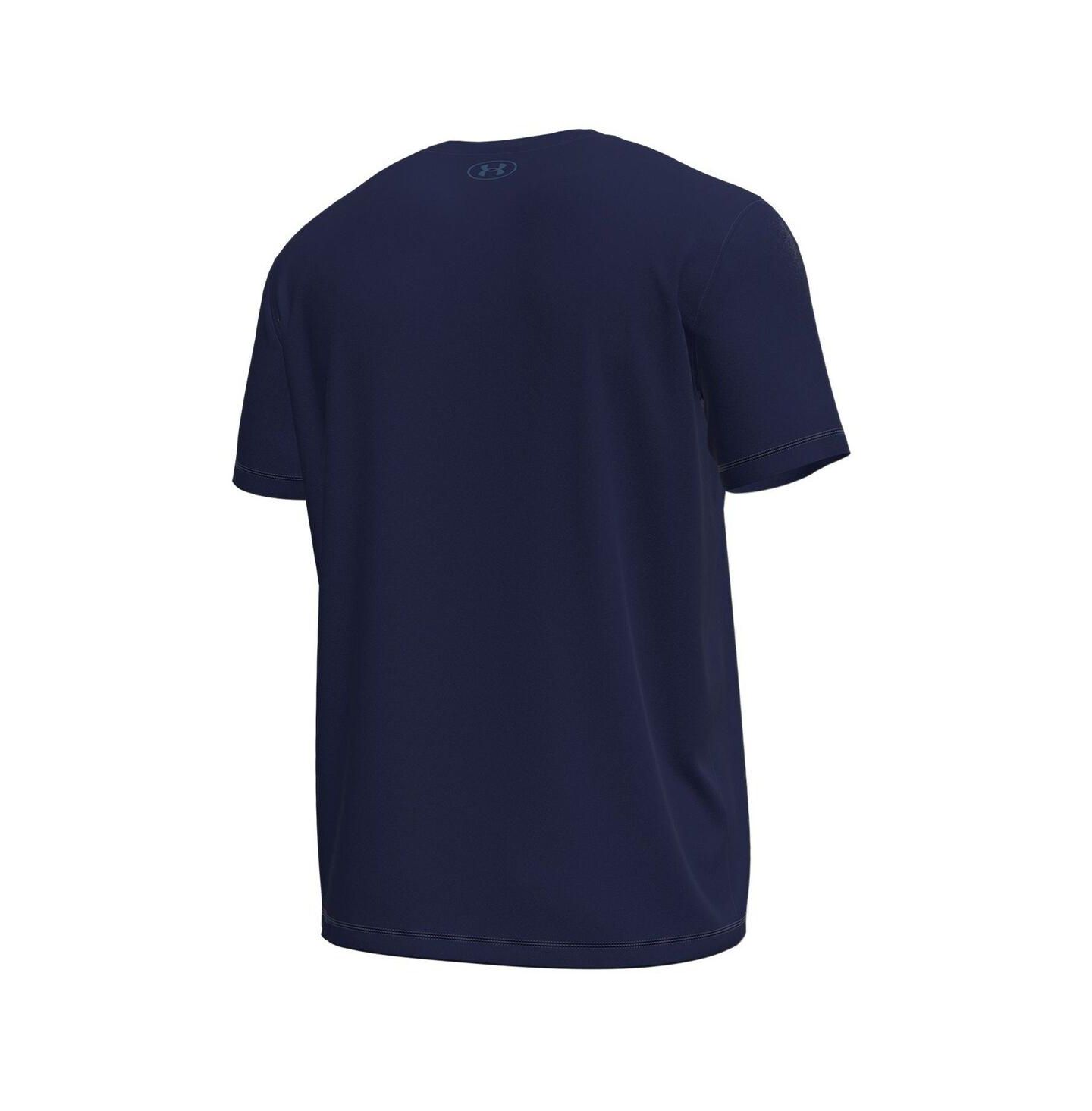 Мужская футболка Under Armour Navy Notre Dame Fighting Irish Golf Leprechaun Tech Stretch — фото 3