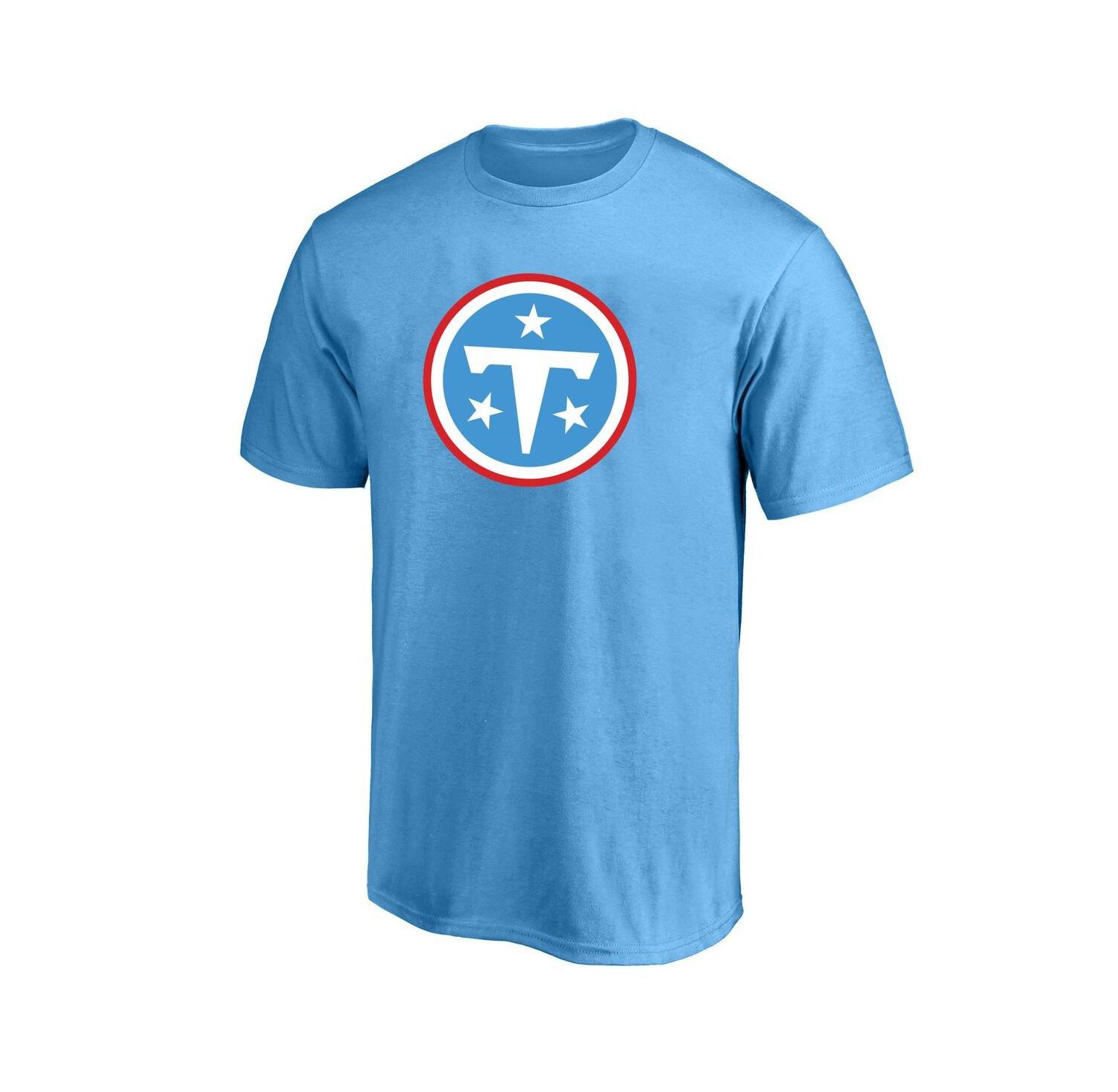 Men's Cameron Ward Light Blue Tennessee Titans Big & Tall Name & Number T-Shirt