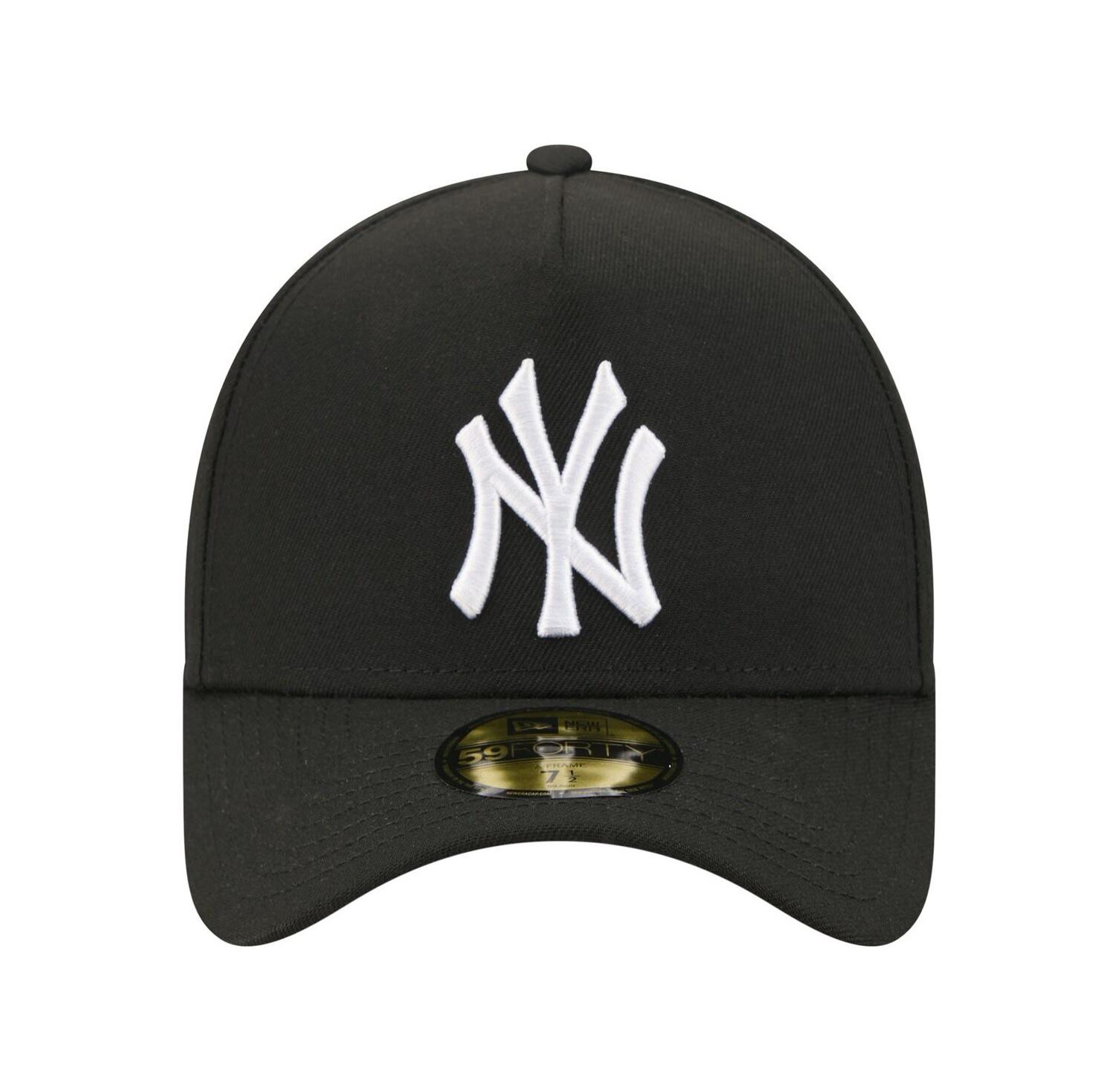 Мужская черная приталенная шляпа New York Yankees A-образной формы 59 лет