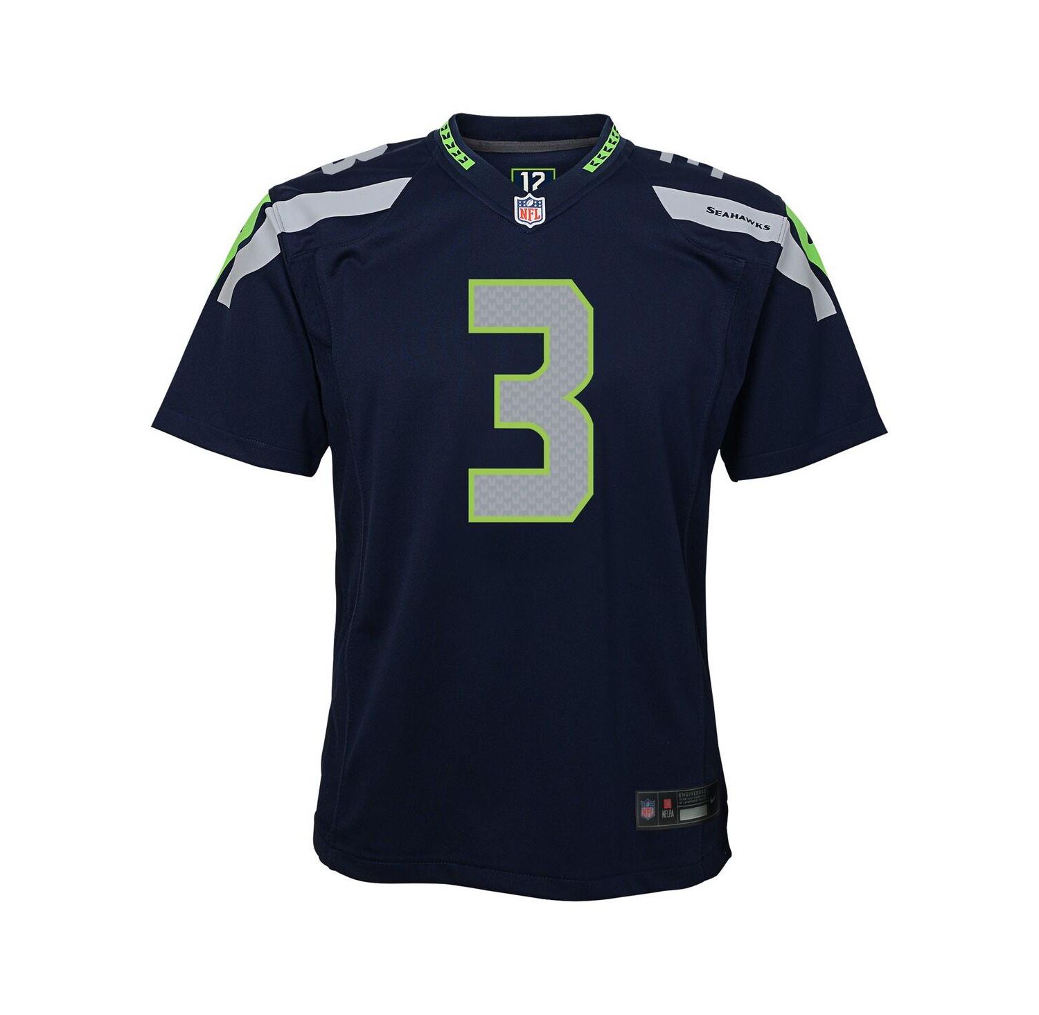 Big Boys and Girls Nick Emmanwori College Navy Seattle Seahawks Game Jersey