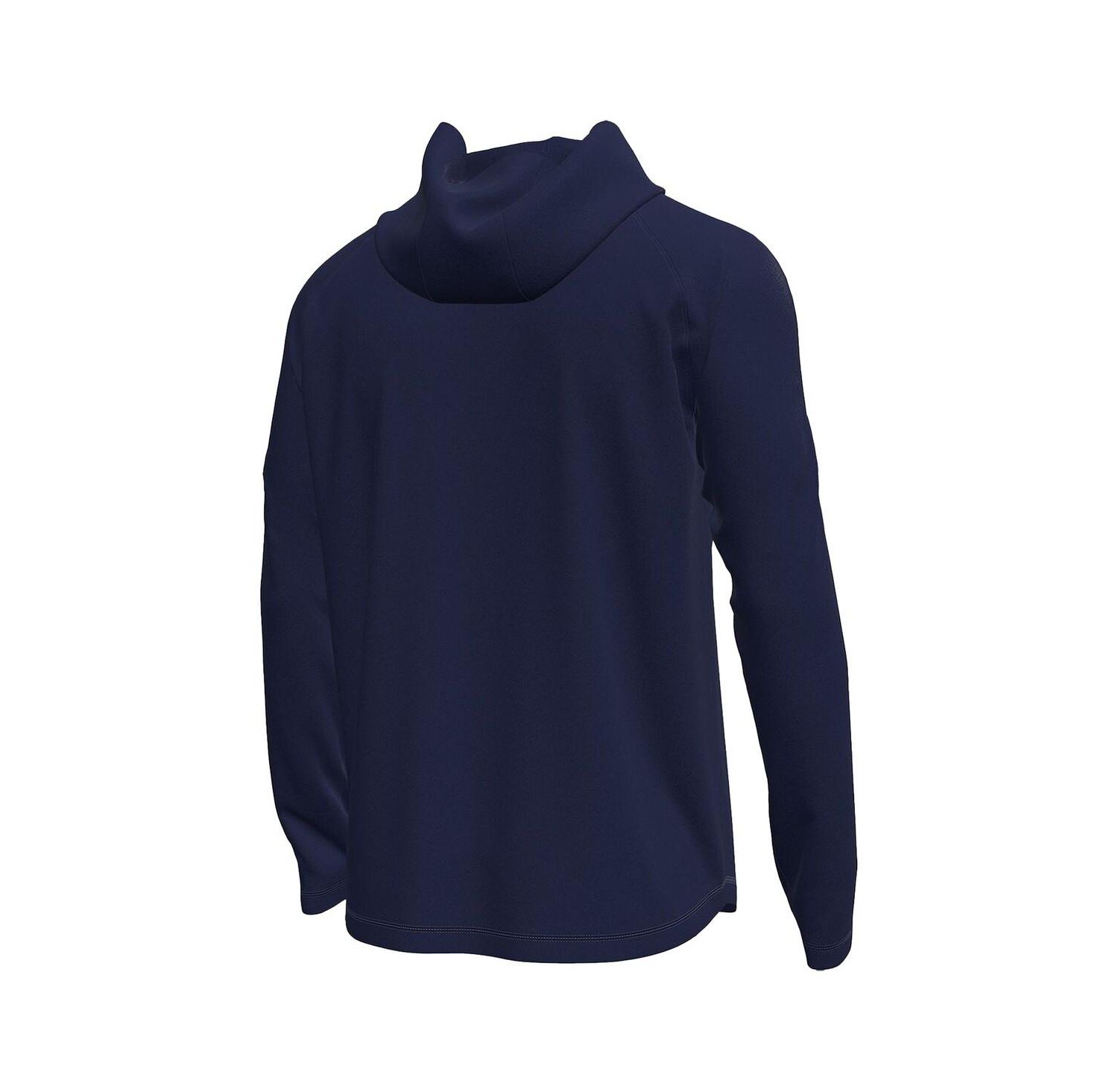 Men's Navy Notre Dame Fighting Irish Golf Leprechaun Tech Stretch Long Sleeve Hooded T-Shirt