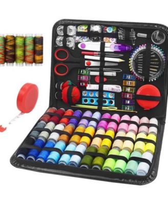 Sewing Kit 229 Accessories Beginner Professional Travel DIY Thread Spools