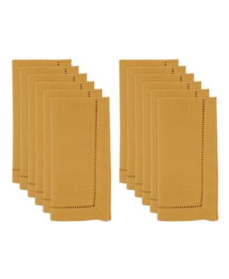 Hemstitched Border Napkins, Set of 12