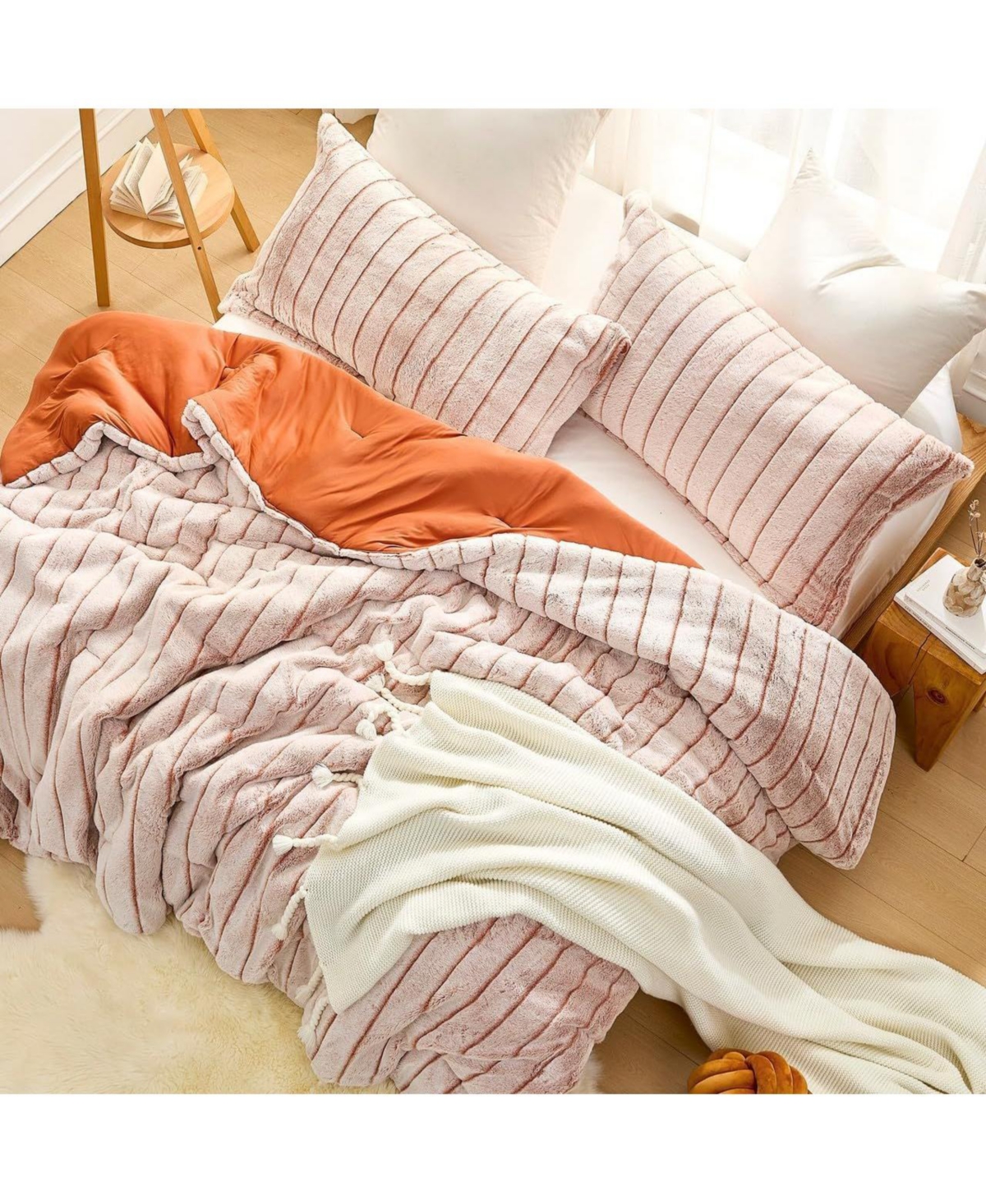 Better Than Anesthesia - Coma Inducer Oversized Comforter Set - Cinnamon Stick , Pink