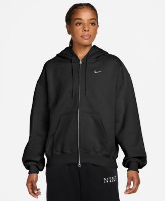 Studio Fleece Medium Weight Women's Oversized Full-Zip Hoodie
