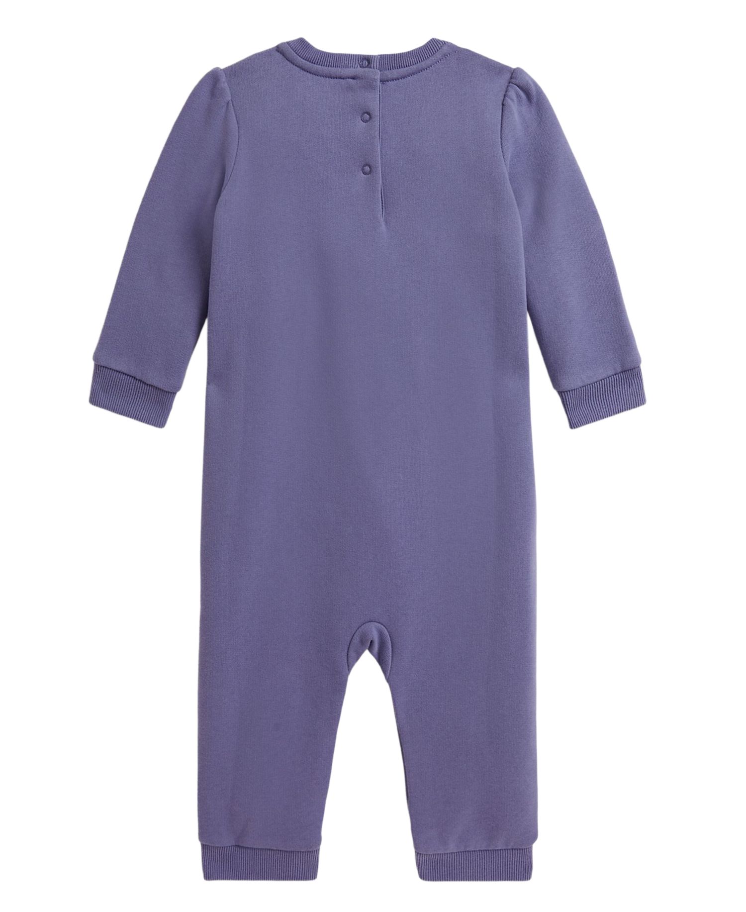 Baby Girls' Polo Bear Fleece Coverall