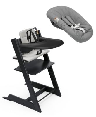 Baby Tripp Trapp Highchair with Cushion, Tray and Newborn Set