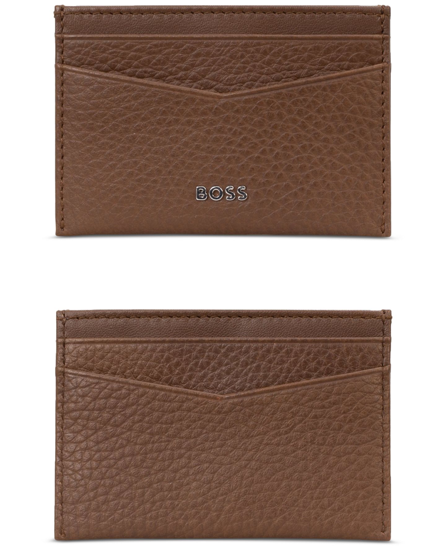 Мужской кошелёк Hugo Boss New Crosstown Open Face Wallet, цвет: Средний коричневый — фото 3