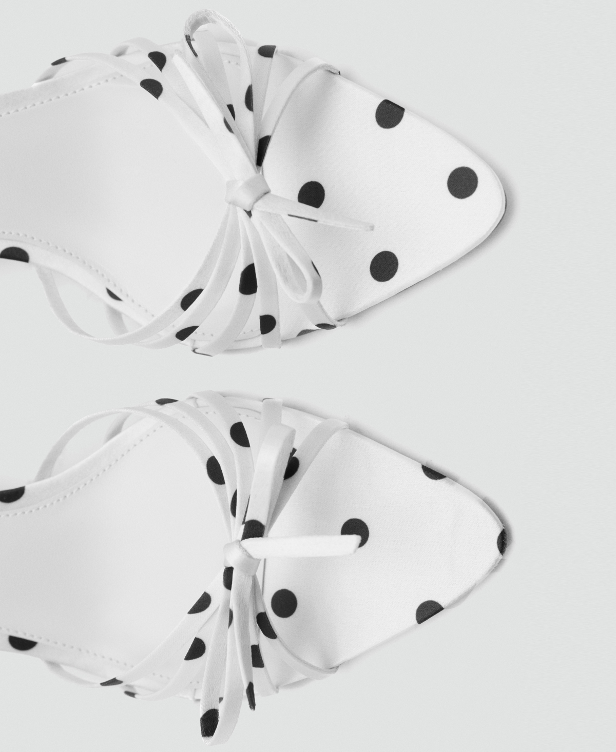 Mango Women's Polka-Dot Strap Sandals