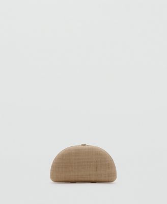 Women's Natural Fiber Clutch Bag