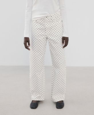 Women's Polka Dot Balloon Jeans