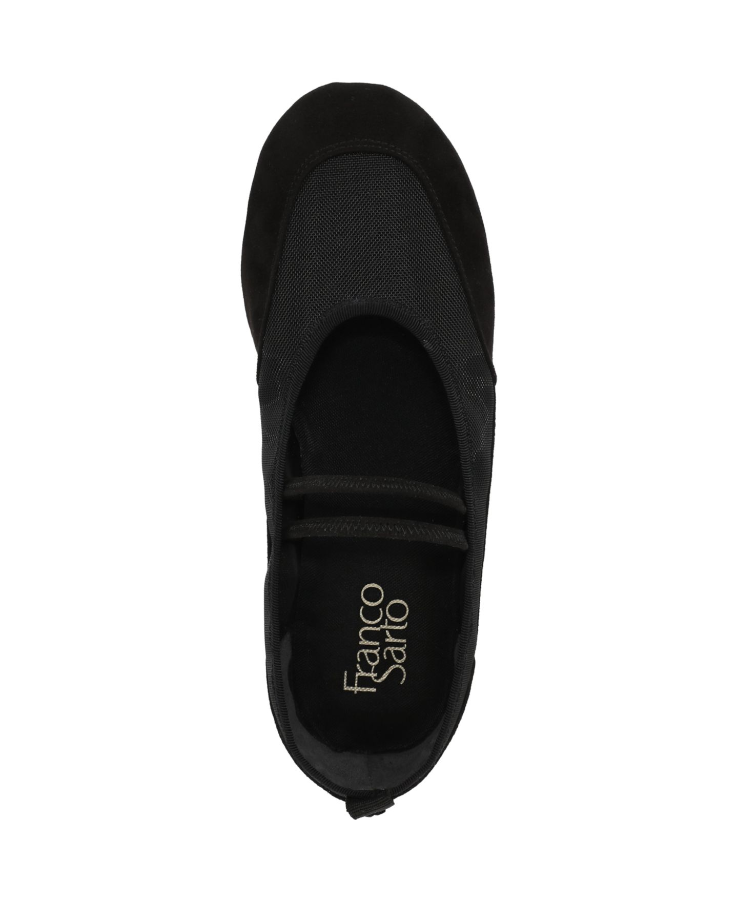Обувь Franco Sarto Women's Fietta Round Toe Mary Jane Shoes, цвет: Чёрный сетчатый — фото 5