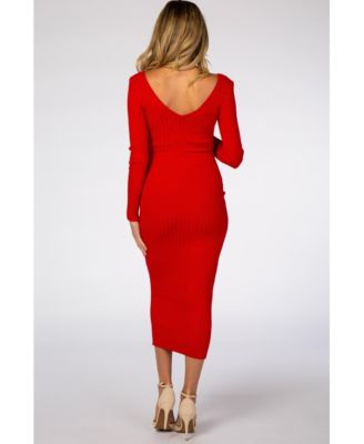 Women's Red Body-Con Casual Dresses | Macy's