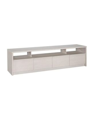 Harvey Park Large TV Credenza, for TV's up to 86", Alabaster Oak Finish