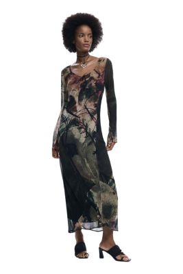 Women's Abstract midi dress