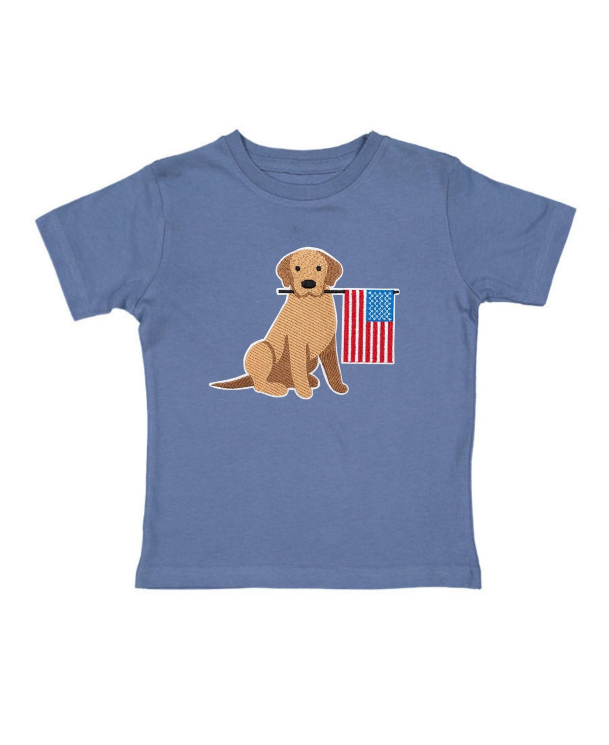 Sweet Wink Baby Boys Patriotic Pup Patch Short Sleeve T-Shirt