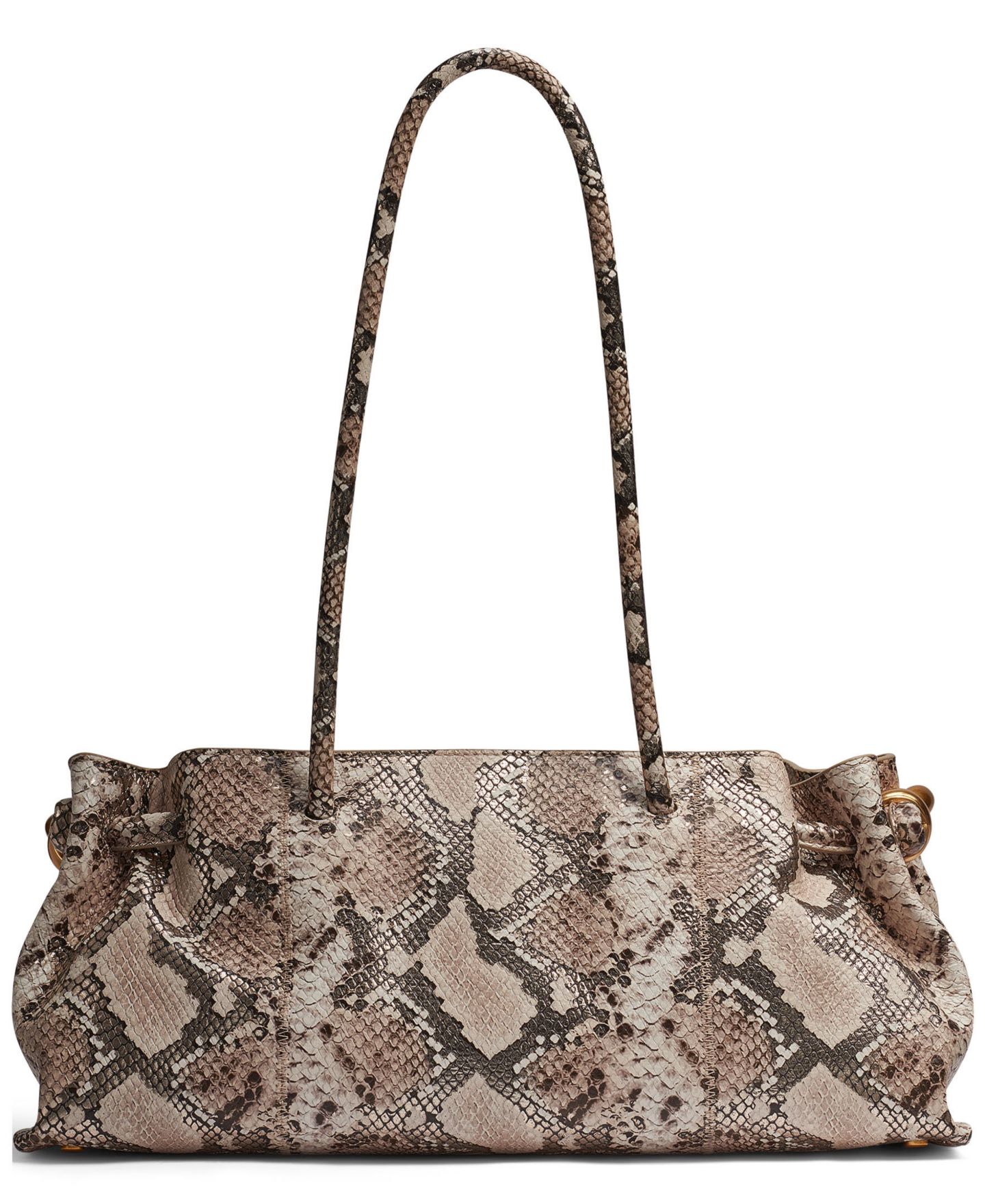 Женская сумка Donna Karan New York Cashmere Python Medium Tote Handbag, цвет: Нейтральный разноцветный — фото 2